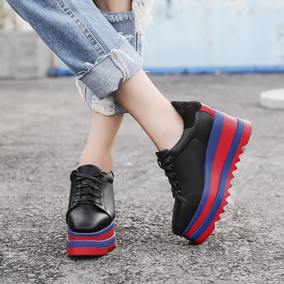 Ladies High-heeled Single Shoes Wedge Casual