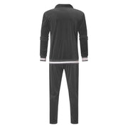 Velour Tracksuit Mens,2023 Men'S Velour Tracksuit 2 Pieces Winter Warm Full Zip up Jacket Sweatpants Fitness Sportswear Sweatsuit Jogger Sets