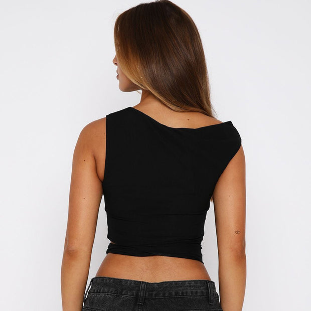 Women's Shoulder Personality Slim Fit Vest